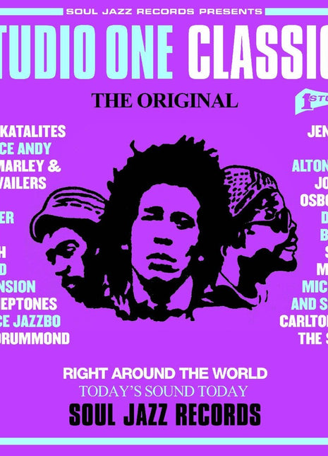 the album cover for Soul Jazz Records Presents - Studio One Classics