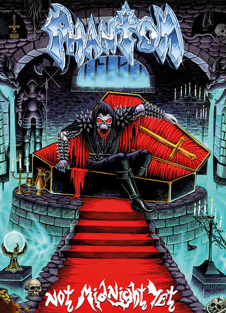 the album cover for Phantom - Not Midnight Yet