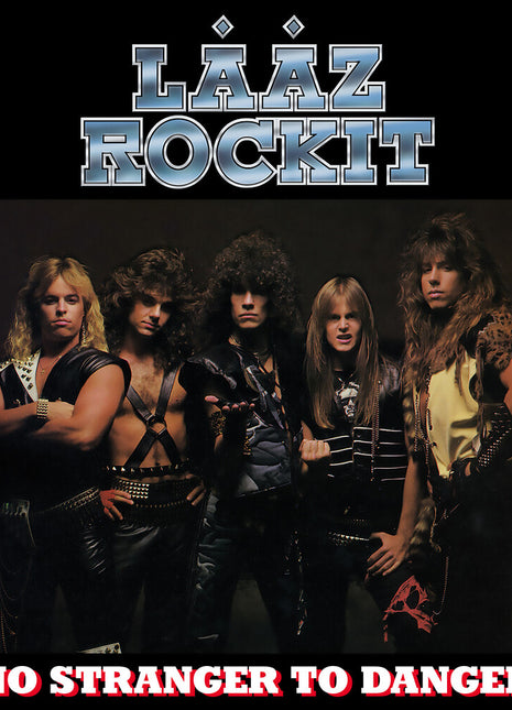 the album cover for Laaz Rockit - No Stranger To Danger [Colored Vinyl] [Limited Edition] (Slv)