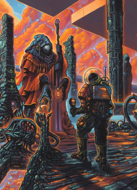 the album cover for Cryptic Shift - Overspace & Supertime [Colored Vinyl] (Org) (Red) (Mrb)