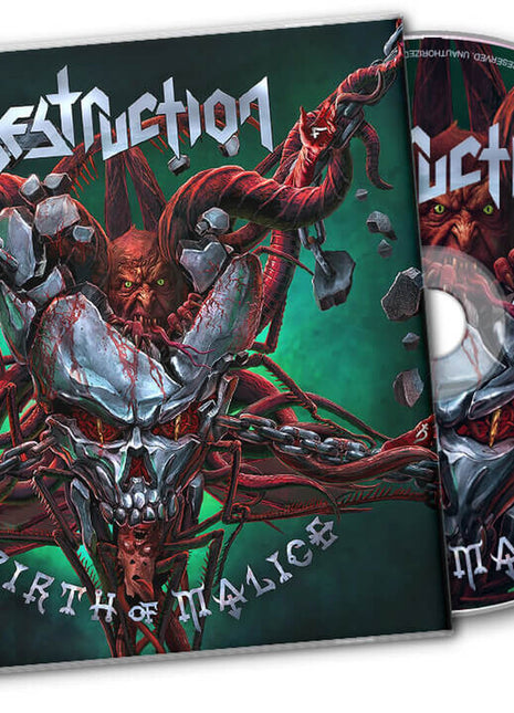 the album cover for Destruction - Birth Of Malice (Jewl)