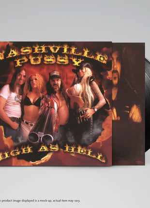 the album cover for Nashville Pussy - High As Hell