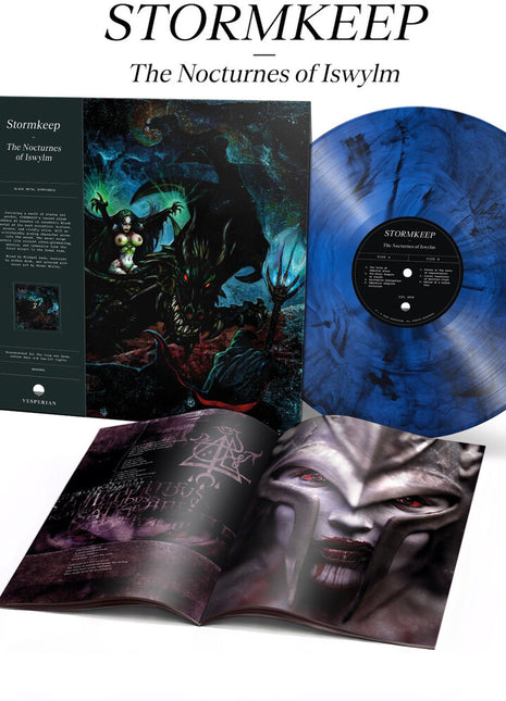 the album cover for Stormkeep - Nocturnes Of Iswylm [Colored Vinyl] (Mrb)