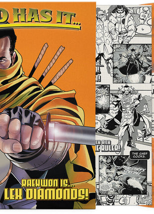 the album cover for Raekwon - Emperor's New Clothes [Marvel Legend Has It Series Marble]