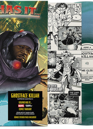 the album cover for Ghostface Killah - Supreme Clientele 2 [Marvel Legend Has It Series Marble]