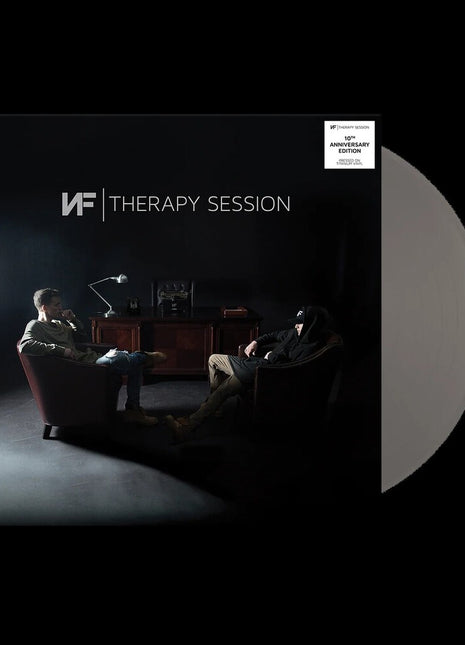 the album cover for NF - Therapy Session (10th Anniversary Deluxe Edition) [Titanium]