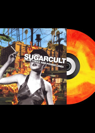 the album cover for Sugarcult - Palm Trees And Powerlines (Aecx) [Colored Vinyl] (Red)
