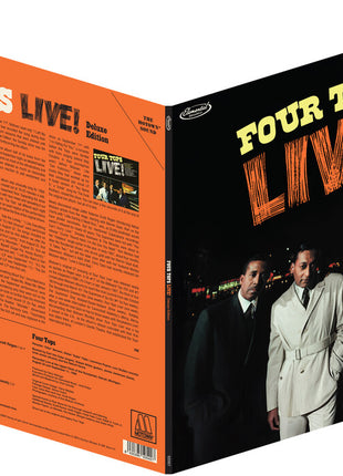 the album cover for Four Tops - Four Tops Live - The Complete Performance [Deluxe]