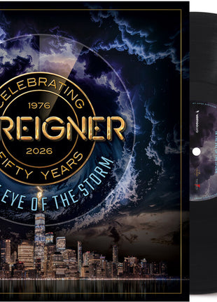 the album cover for Foreigner - In The Eye Of The Storm [Black]