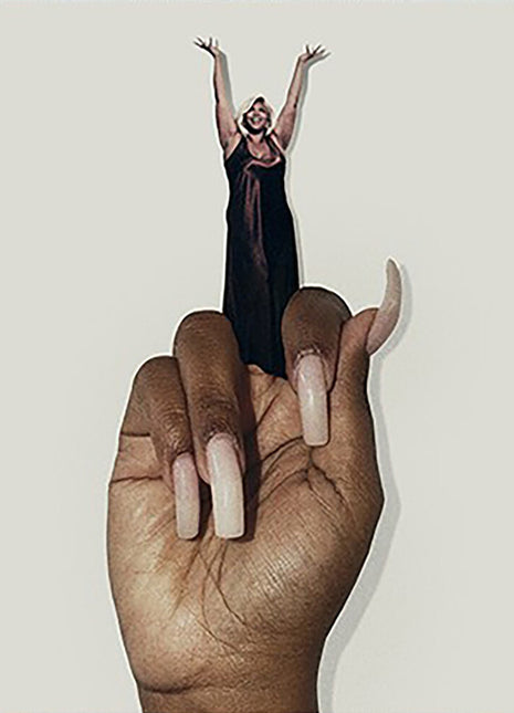 the album cover for Lizzo - BITCH [Translucent Red]