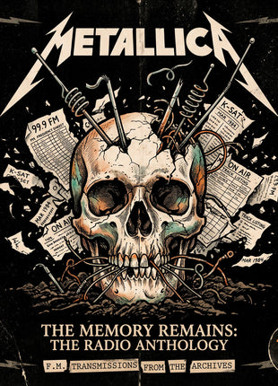 the album cover for Metallica - Memory Remains - The Radio Anthology (Box)