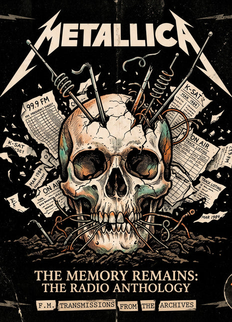the album cover for Metallica - Memory Remains - The Radio Anthology (Box)