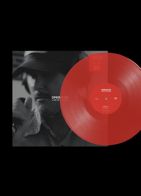 the album cover for Zac Farro - Operator - Live In Studio [Colored Vinyl] (Red)