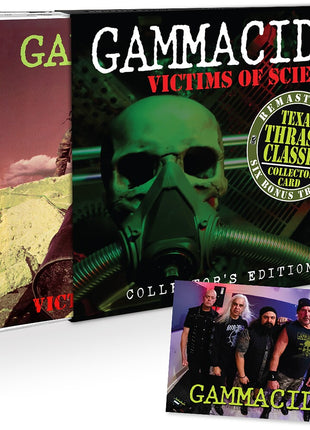 the album cover for Gammacide - Victims of Science