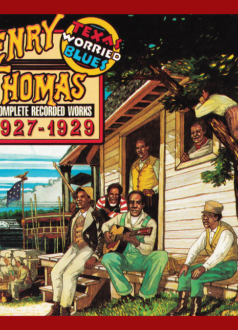 the album cover for Henry Thomas - Texas Worried Blues