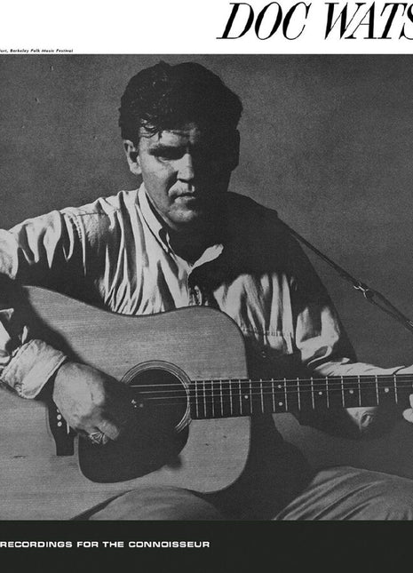 the album cover for Doc Watson - Doc Watson - Deep River Blue (Blue) [Colored Vinyl]