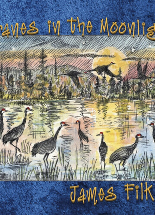 the album cover for James Filkins - Cranes In The Moonlight (Wal) (Eco)