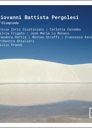 the album cover for Anicio Giustiniani  Zorzi - Pergolesi: L'olimpiade