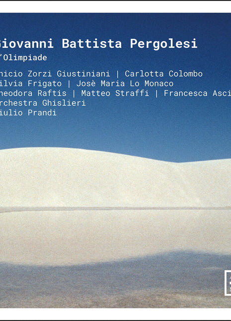 the album cover for Anicio Giustiniani  Zorzi - Pergolesi: L'olimpiade