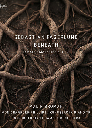 the album cover for Malin Broman - Sebastian Fagerlund: Beneath