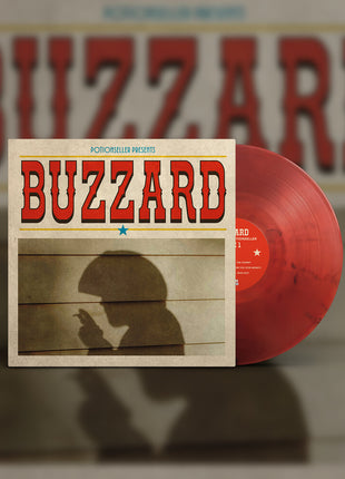the album cover for Potionseller - Buzzard [Colored Vinyl] (Red) (Smok)