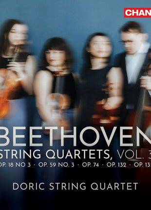 the album cover for Doric String Quartet - Beethoven: String Quartets Vol. 3