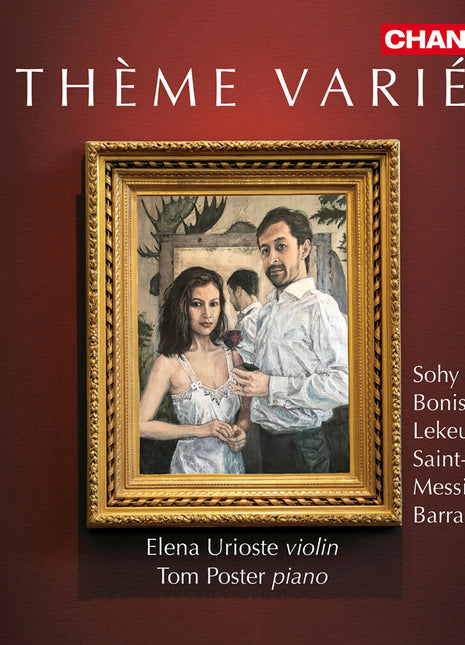 the album cover for Elena Urioste - Theme Varie