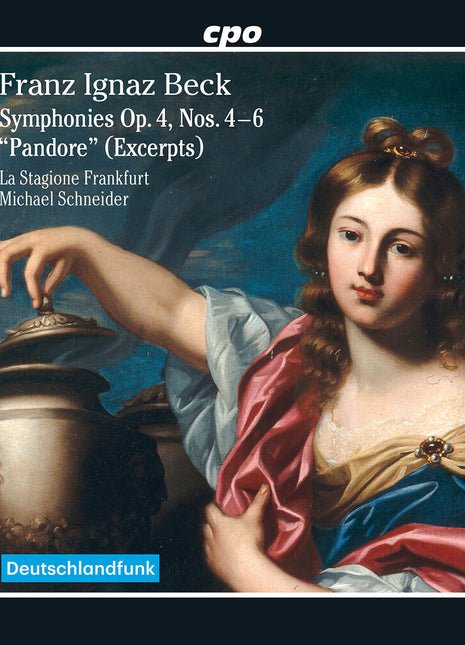 the album cover for La Stagione Frankfurt - Symphonies Op. 4 Nos- 4-6 & Pandore (Excerpts)