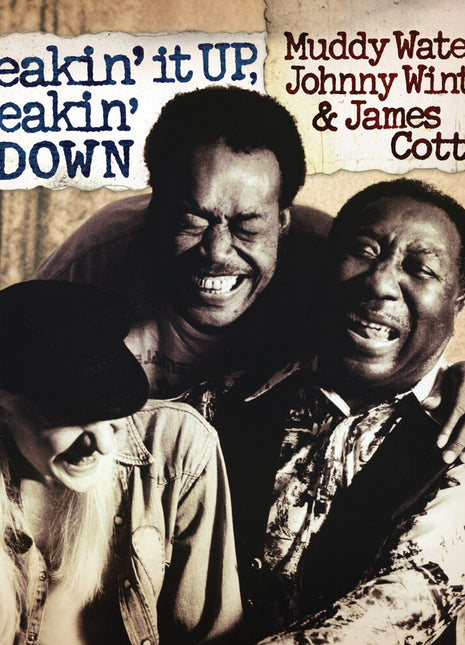 the album cover for Muddy Waters - Breakin' It Up Breakin' It Down (Audp) [Clear Vinyl]