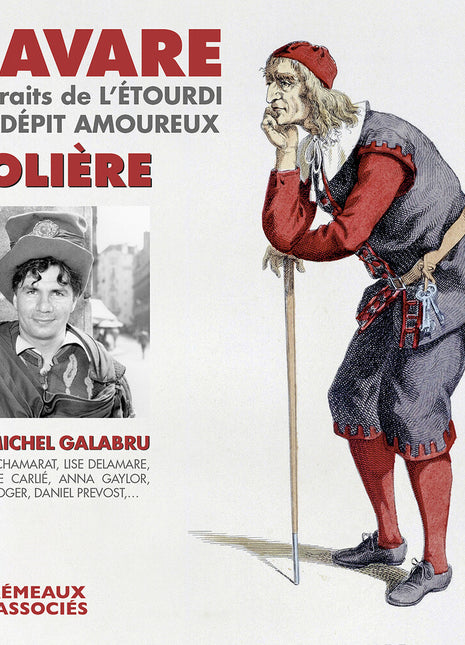 the album cover for Moliere - L'avare (Plus Extraits De L'etourdi Et - Moliere - L'avare (Plus Extraits De L'etourdi Et