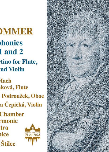 the album cover for Klara Jasencakova  Mach - Krommer: Symphonies Nos. 1-2