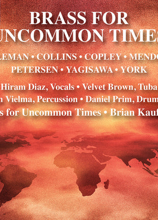 the album cover for Hiram Diaz - Brass For Uncommon Times