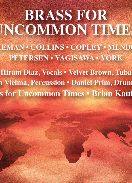 the album cover for Hiram Diaz - Brass For Uncommon Times