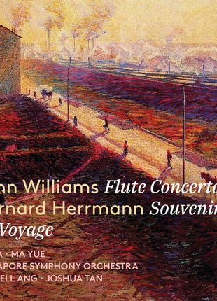 the album cover for Singapore Symphony Orchestra - John Williams: Flute Concerto - Bernard Herrmann