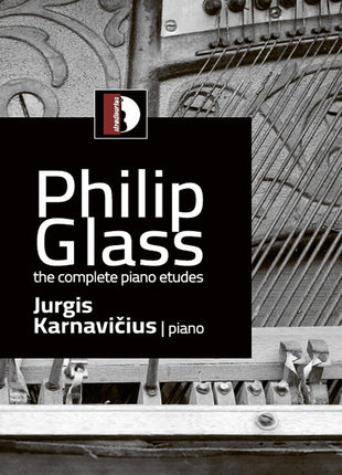 the album cover for Jurgis Karnavicius - Philip Glass: Complete Piano Etudes