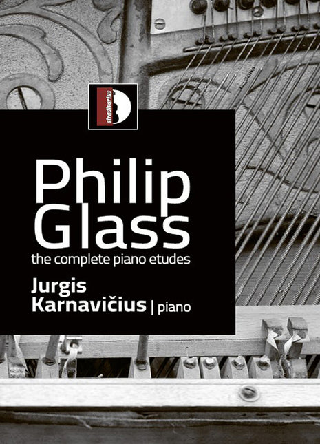 the album cover for Jurgis Karnavicius - Philip Glass: Complete Piano Etudes
