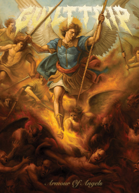 the album cover for Guilt Trip - Armour Of Angels