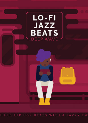 the album cover for Deep Wave - Lo-Fi Jazz Beats (Mod)