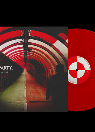 the album cover for Bloc Party - Anatomy Of A Brief Romance [Indie Retail Exclusive 140g Recycled Red Vinyl in Single Jacket with Printed Inner Sleeve]