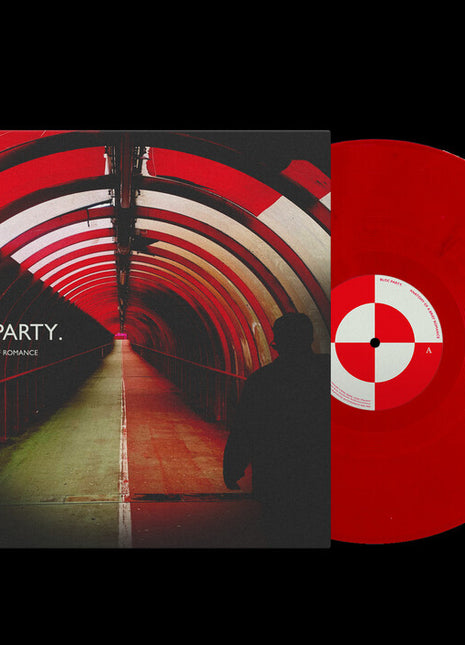 the album cover for Bloc Party - Anatomy Of A Brief Romance [Indie Retail Exclusive 140g Recycled Red Vinyl in Single Jacket with Printed Inner Sleeve]