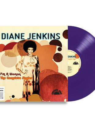 the album cover for Diane Jenkins - I'm A Woman ( Complete Singles ) [Colored Vinyl] [Limited Edition]