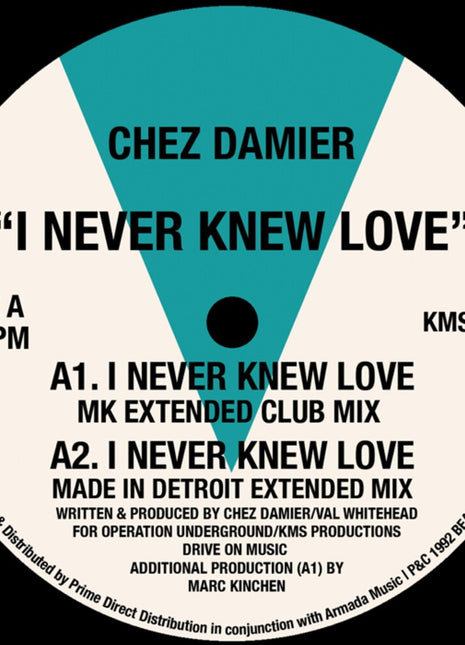 the album cover for Chez Damier - I Never Knew Love