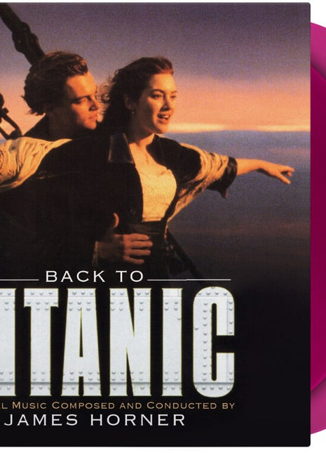 the album cover for James Horner  (Colv) (Ltd) (Ogv) (Viol) - Back To Titanic - O.S.T. [Colored Vinyl] [Limited Edition] [180 Gram] (Viol)