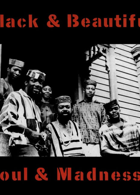 the album cover for Amiri Baraka - Black & Beautiful Soul & Madness