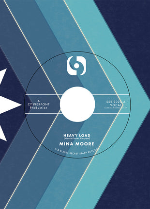 the album cover for Mina Moore - When The Spirit Says Sing b/w Heavy Load