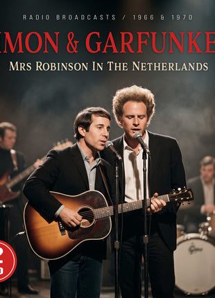 the album cover for Simon & Garfunkel - Mrs. Robinson In The Netherlands