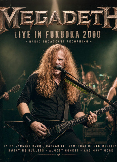 the album cover for Megadeth - Live In Fukuoka 2000