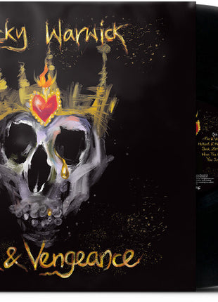 the album cover for Ricky Warwick - Fire & Vengeance