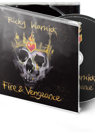 the album cover for Ricky Warwick - Fire & Vengeance