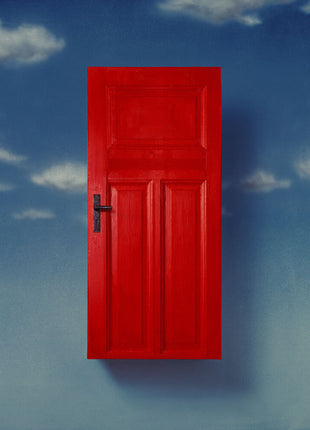 the album cover for Philipp Thimm  Johann - Red Door